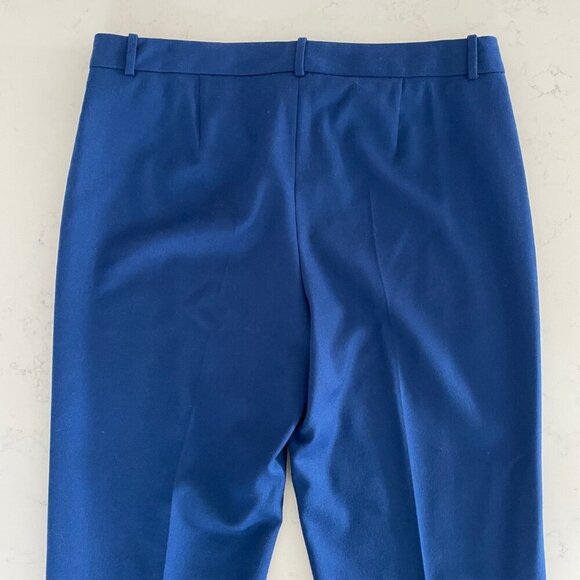 Boss Hugo Boss Tiluni1 Flat Ft Slim Strait Lg MRise Virg Wool Pants Blue 2 NWOT - Picture 6 of 15